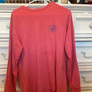 Coral vineyard vines long sleeve tee - size mens small